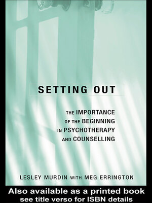 cover image of Setting Out
